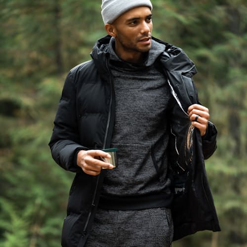 laydown image of Seamless Pullover Hoodie