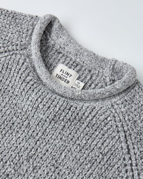 laydown detail image of Recycled Cotton Headlands Rollneck Sweater