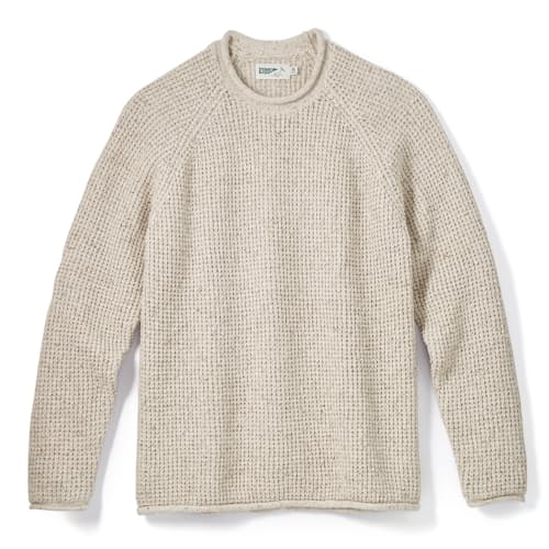 laydown image of Recycled Cotton Headlands Rollneck Sweater
