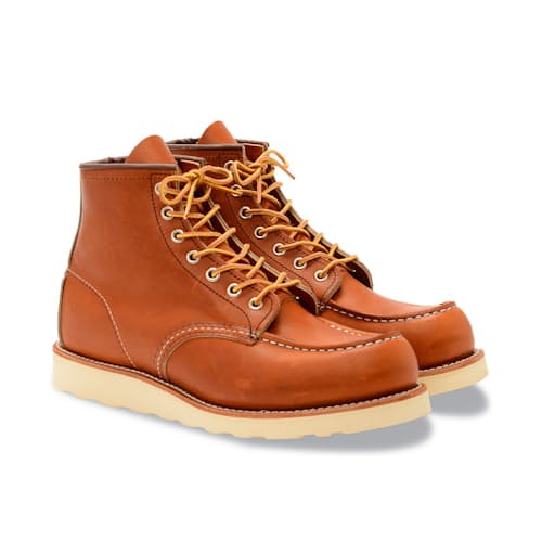 laydown image of Classic 6" Moc Toe Boot