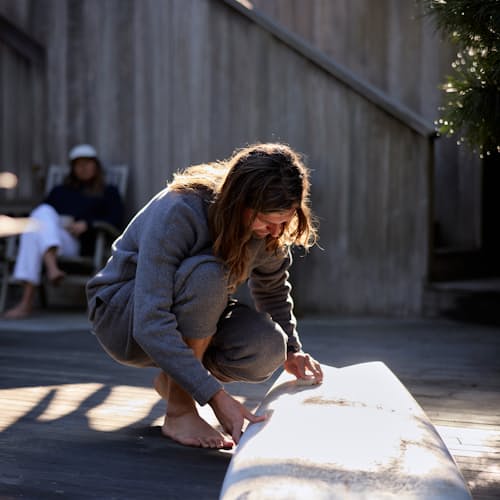 laydown image of Dawn Patrol Fleece Crew