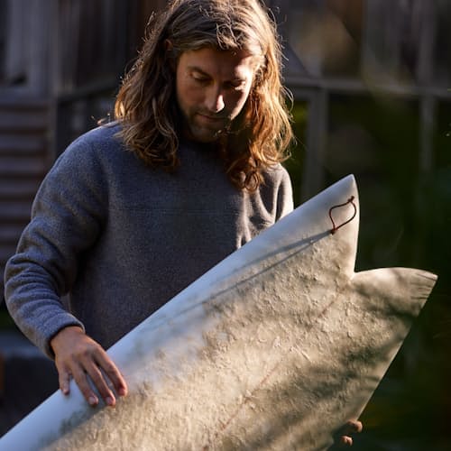 laydown image of Dawn Patrol Fleece Crew