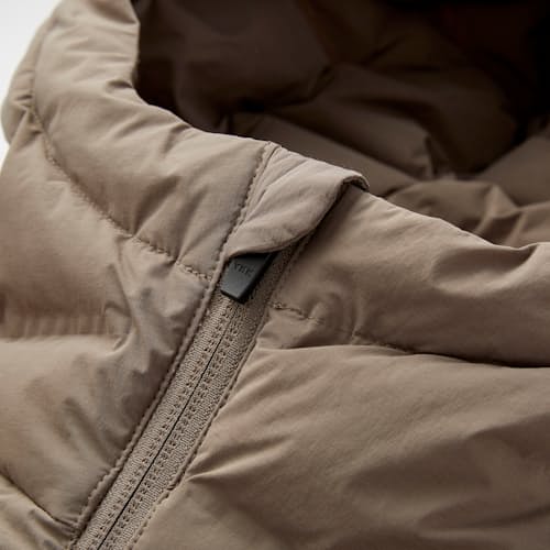 laydown image of Stealth Down Hoodie