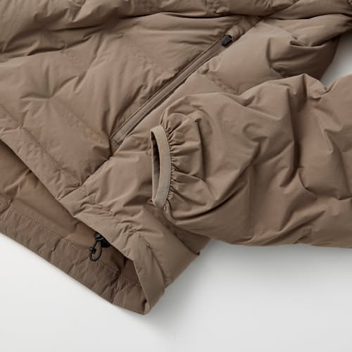laydown image of Stealth Down Hoodie