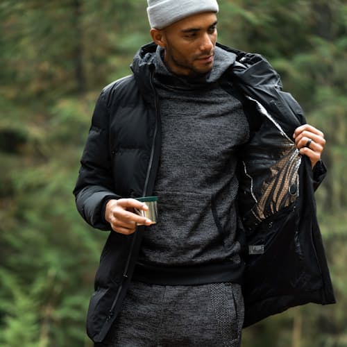 laydown image of Volt Parka