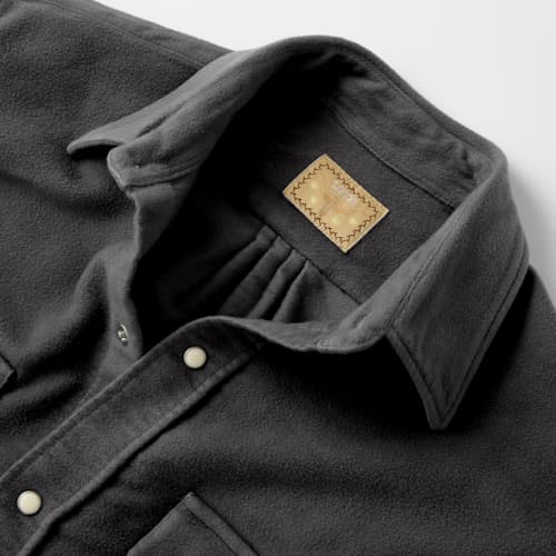 laydown detail image of Moleskin Pearl Snap Shirt