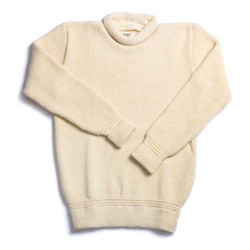 laydown image of Mini Rollkragen Fisherman Sweater
