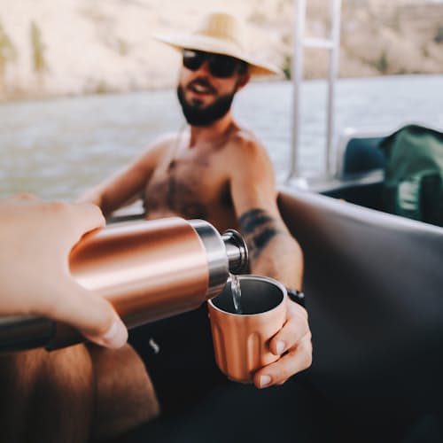 lifestyle image of Firelight 750 Flask