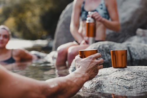 lifestyle image of Firelight 750 Flask
