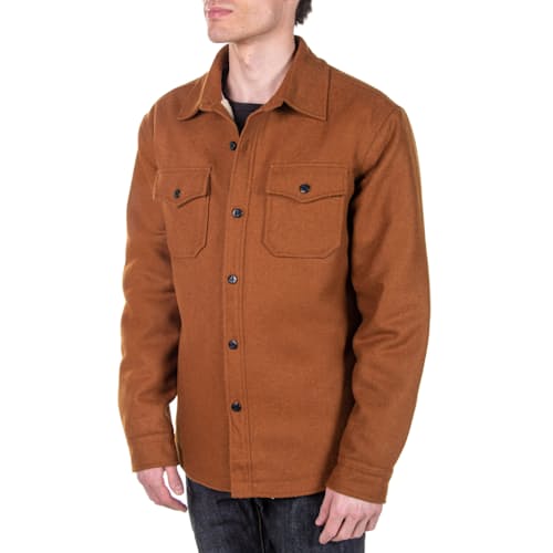 laydown image of Sherpa Lined CPO Shirt Jacket