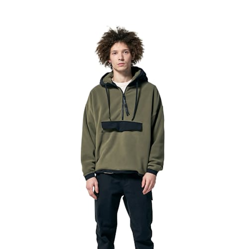 laydown image of Anorak Fleece