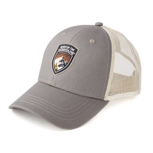 laydown image of Born Trucker Hat