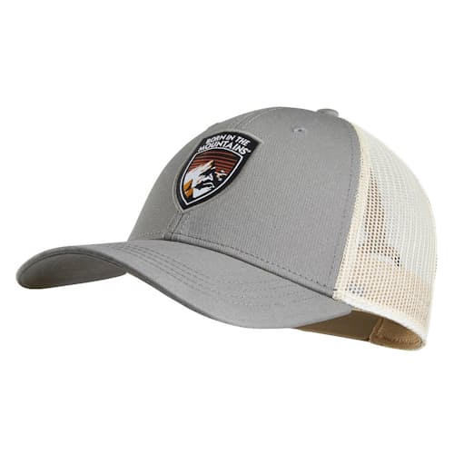 laydown image of Born Trucker Hat