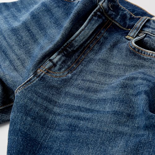 laydown detail image of Everyday Stretch Denim - Straight