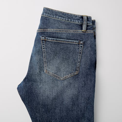 laydown detail image of Everyday Stretch Denim - Straight