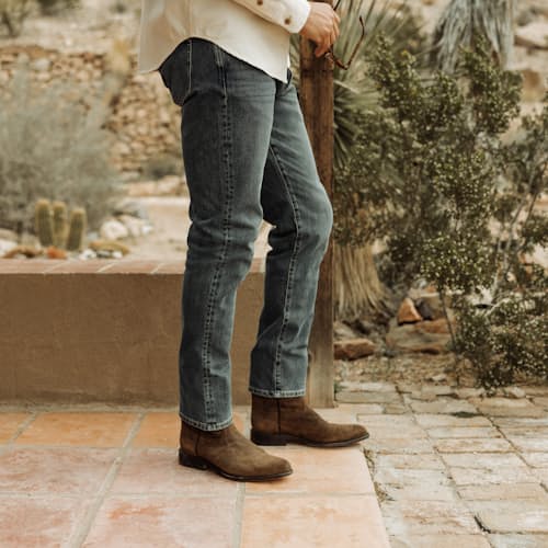 lifestyle image of Everyday Stretch Denim - Straight