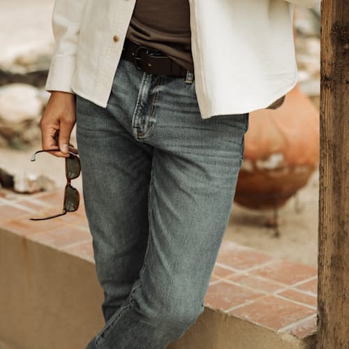 lifestyle image of Everyday Stretch Denim - Straight