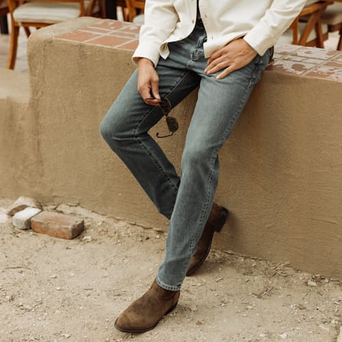 lifestyle image of Everyday Stretch Denim - Straight