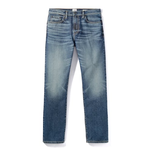 laydown image of Deadstock Stretch Selvedge Denim - Straight