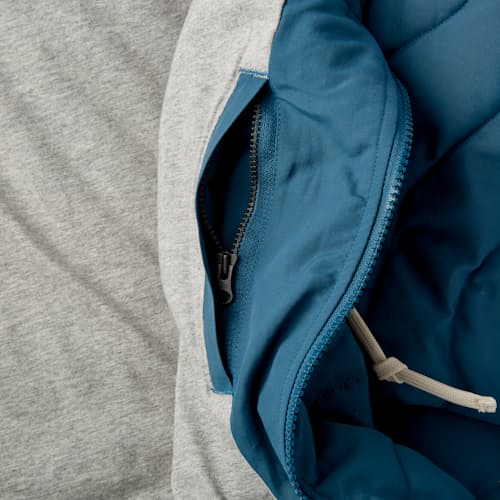 laydown image of Wave Quilted Hoodie