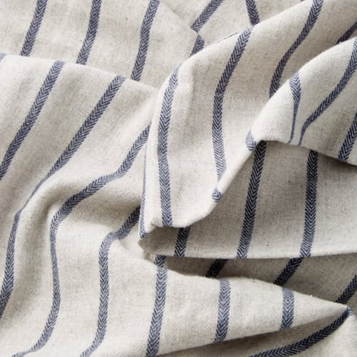 laydown image of Eco Heather Flannel Sheet Set - King