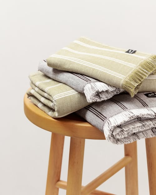 laydown image of Koko Bath Hand Towel