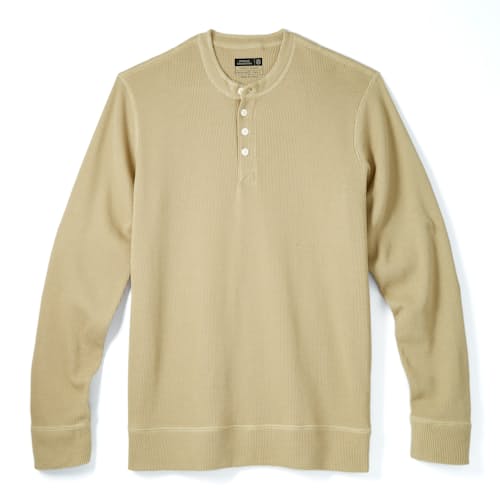 laydown image of Surplus LS Waffle Henley