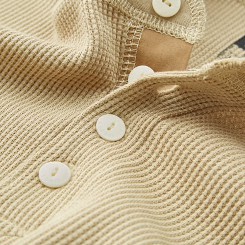 laydown image of Surplus LS Waffle Henley