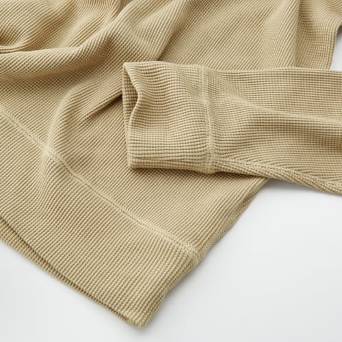 laydown image of Surplus LS Waffle Henley