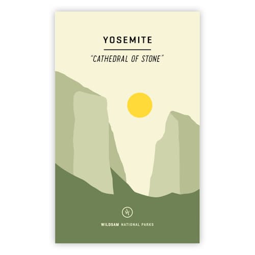 laydown image of Yosemite National Park