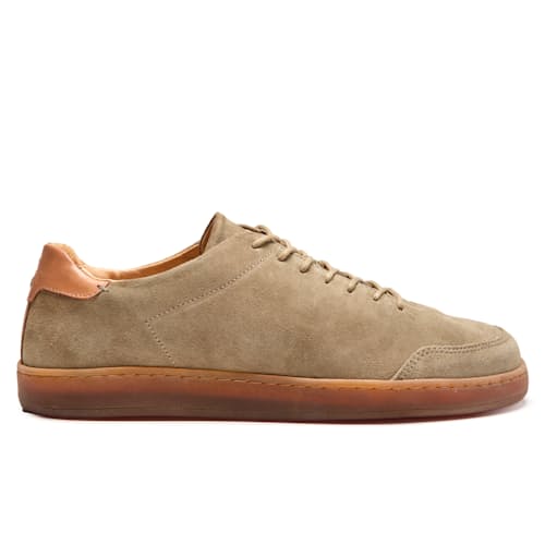 laydown image of Suede Terra Low Sneaker
