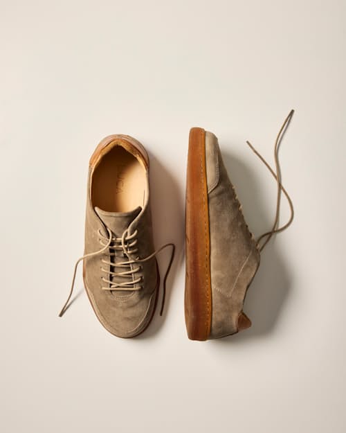 laydown detail image of Suede Terra Low Sneaker