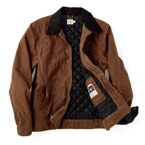 laydown image of Waxed Mill Jacket