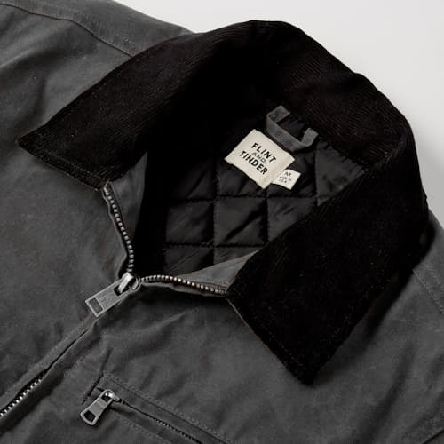 laydown image of Waxed Mill Jacket