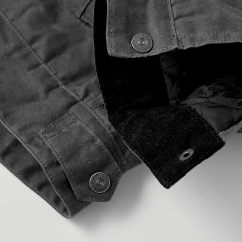laydown image of Waxed Mill Jacket