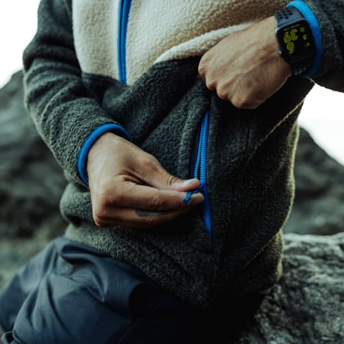 laydown image of Trail Fleece Pullover