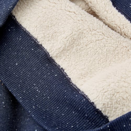 laydown image of Sherpa Lined Quarter Zip