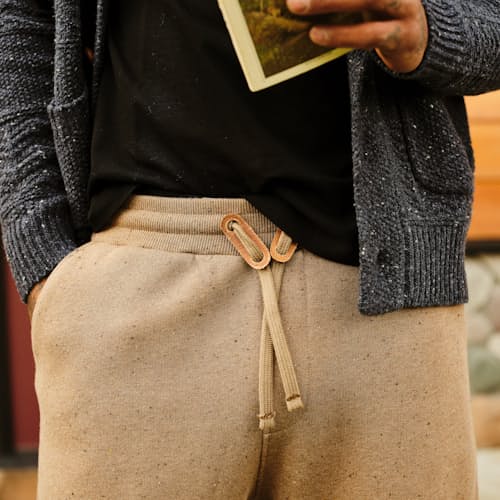 laydown image of Sherpa Lined Sweatpant