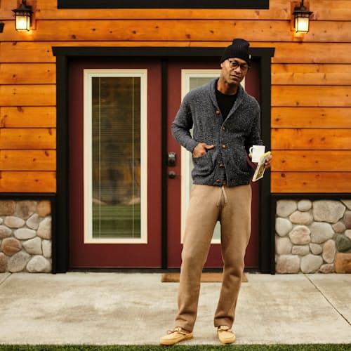 laydown image of Sherpa Lined Sweatpant