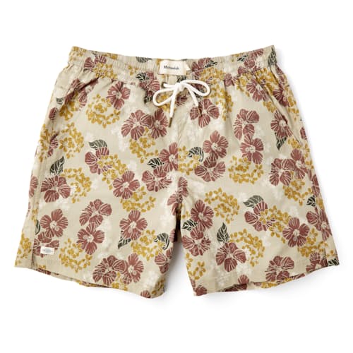 laydown image of Destination Honolulu Swim Shorts