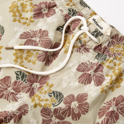 laydown image of Destination Honolulu Swim Shorts