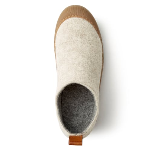 laydown image of Wool Outdoor Slipper