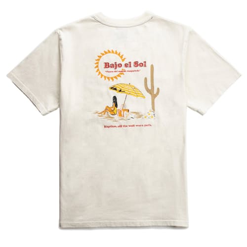laydown image of El Sol Vintage Tee