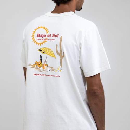 laydown image of El Sol Vintage Tee