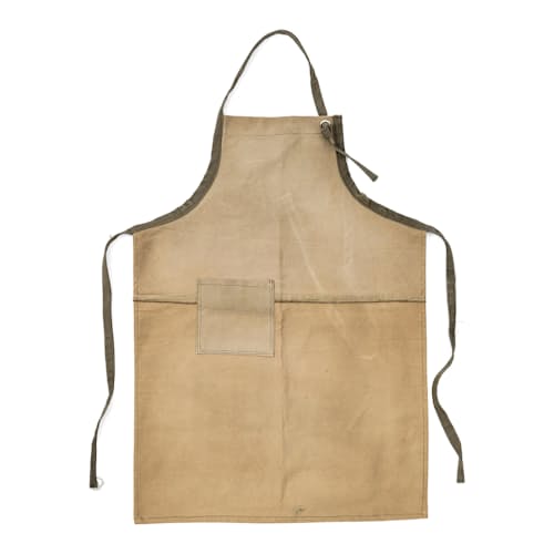 laydown image of Vintage Tent Fabric Apron