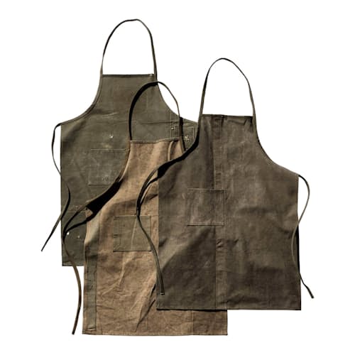 laydown image of Vintage Tent Fabric Apron