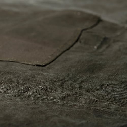 laydown detail image of Vintage Tent Fabric Apron