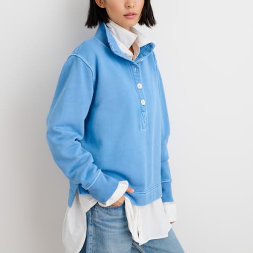 laydown image of Penny Fleece Pullover