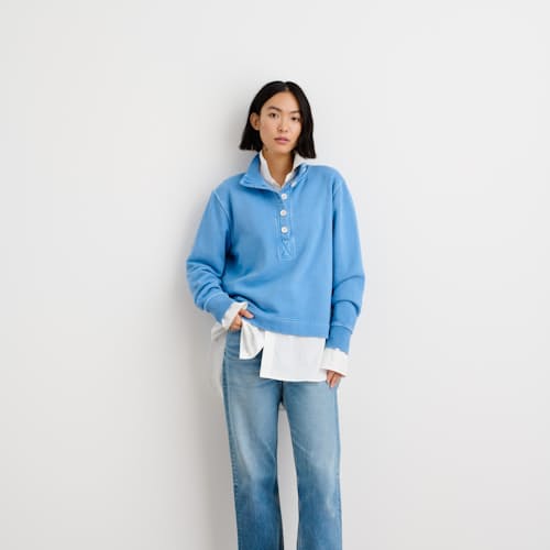laydown image of Penny Fleece Pullover