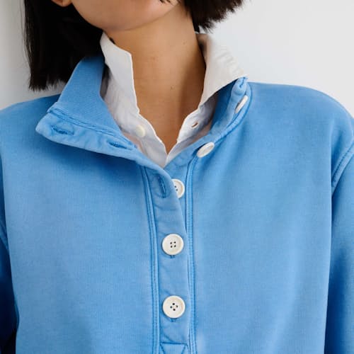 laydown image of Penny Fleece Pullover